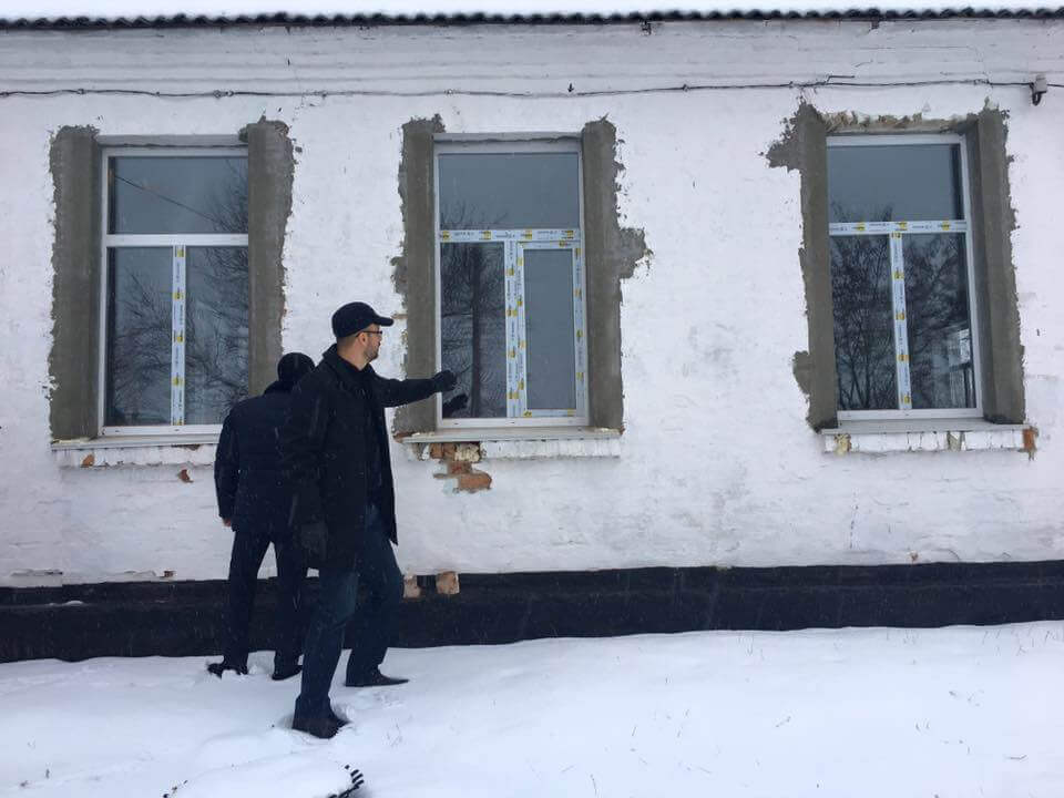 Сергій Рудик інспектує об’єкти в с. Санжарисі