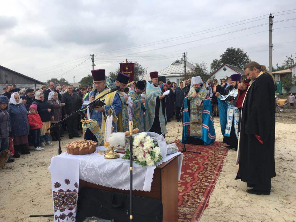 Сергій Рудик підтримав будівництво храму Покрови Пресвятої Богородиці у Білозір'ї