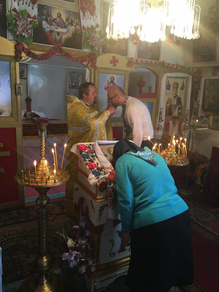 Сергій Рудик відвідав “храмування” у селі Дубіївка Сергій Рудик відвідав "храмування" у селі Дубіївка